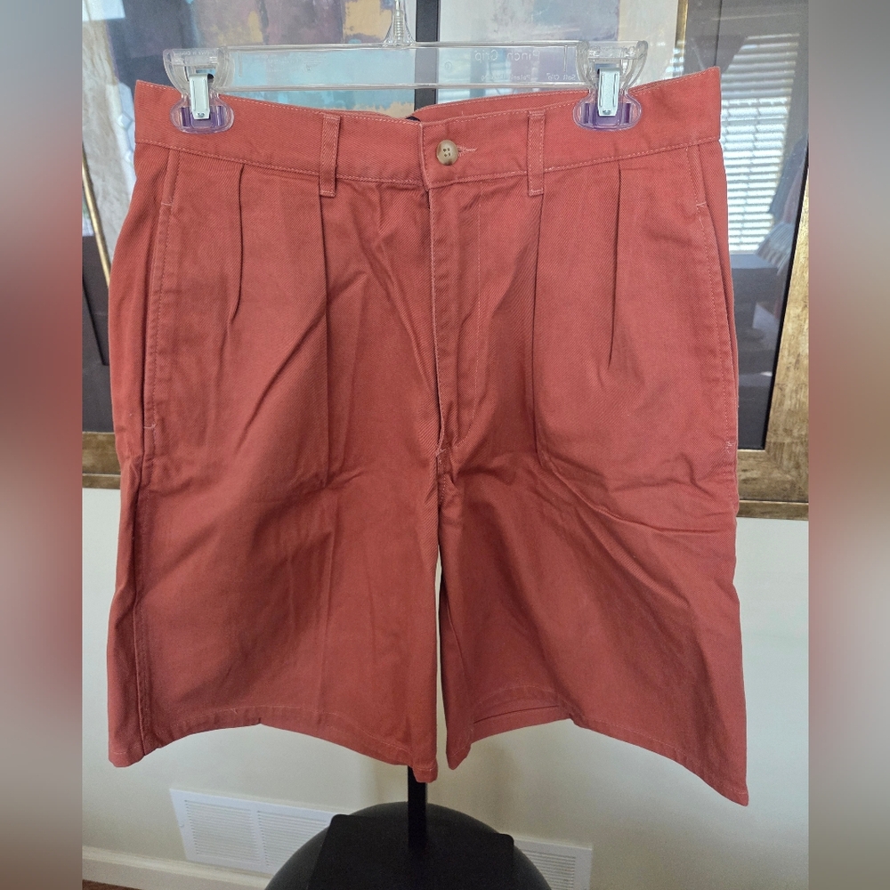 Vintage Polo by Ralph Lauren Men's Brick Red Shorts
